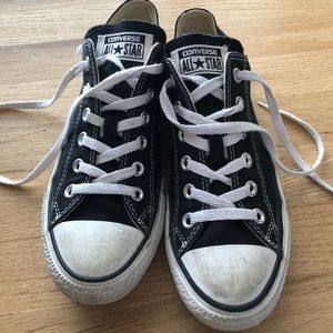 SOLD⚠️Black Converse Unisex (size M6, W8)
